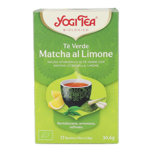Yogi Tea BIO Té verde y Matcha limón, 17 bolsitas