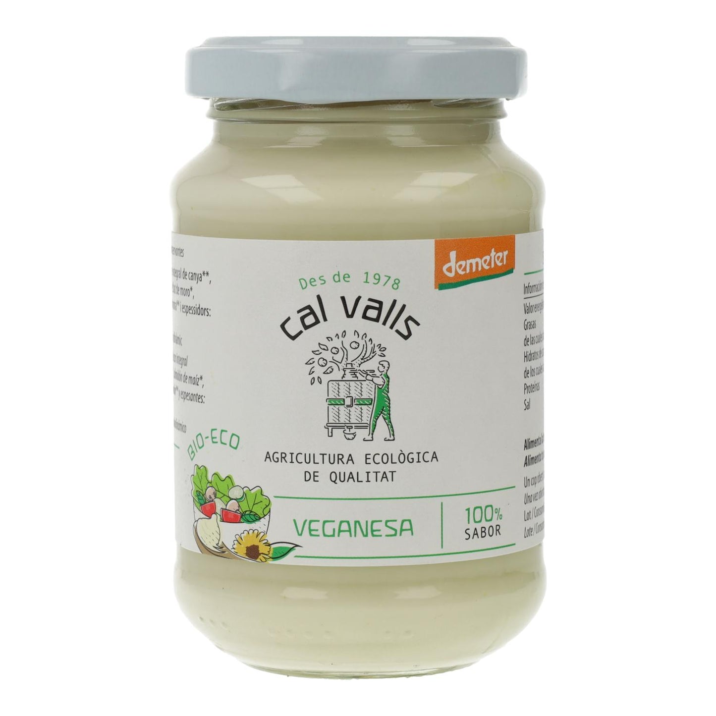 Vegane Mayonnaise ECO Cal Valls 190 g
