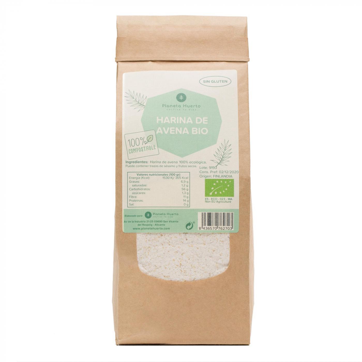 Gluten Free Oatmeal ECO Planeta Huerto