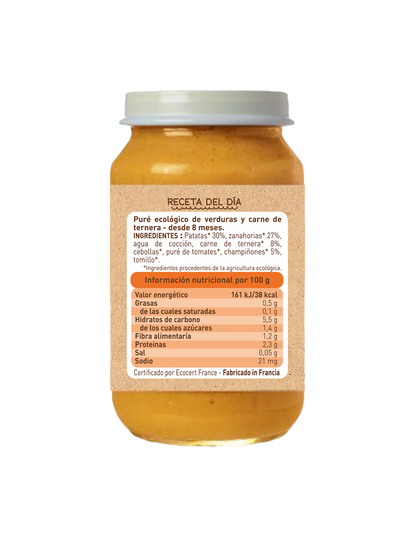 Potje groenten en rundvlees (vanaf 8 maanden) Babybio 200 g