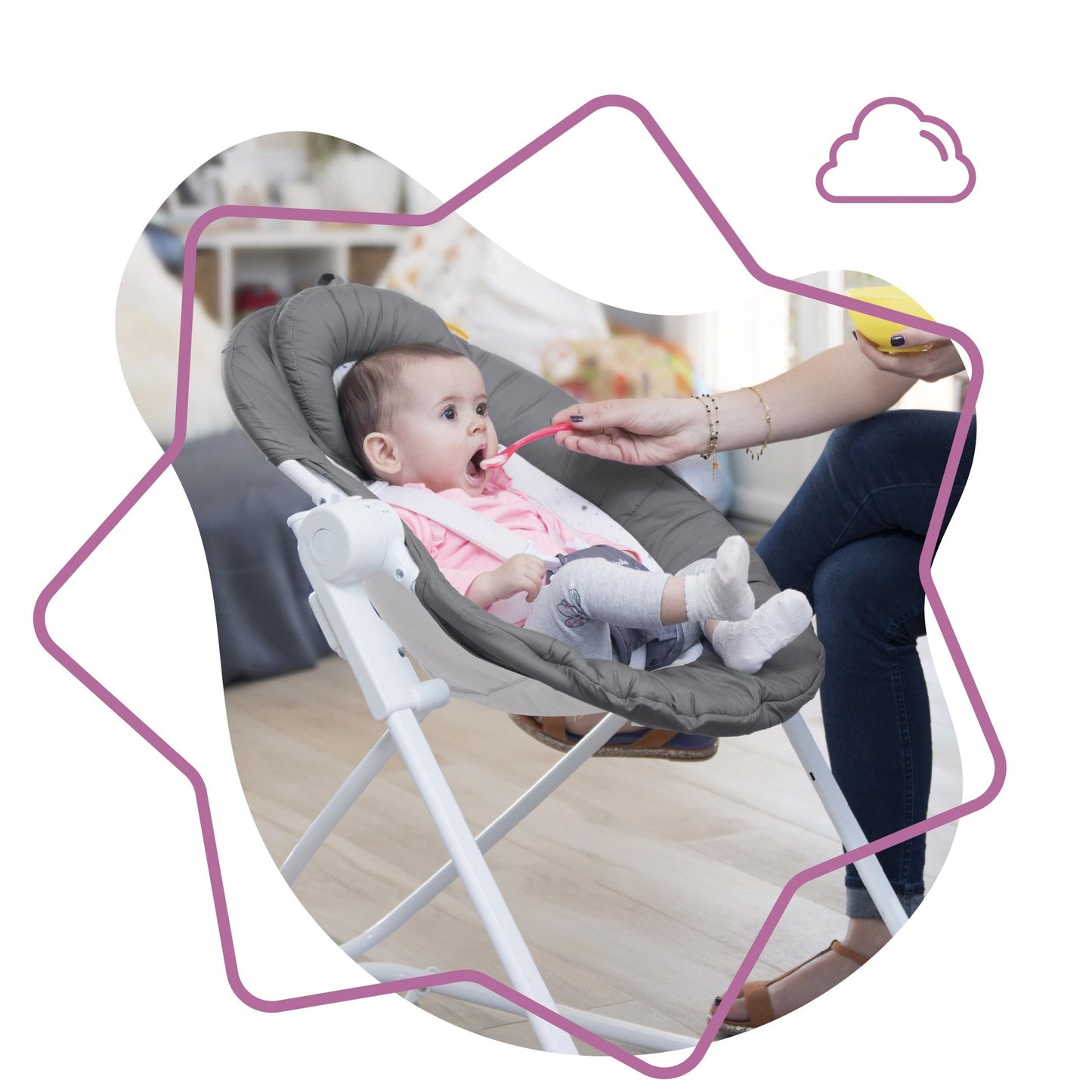 Hamac Compact'Up Moonlight Babymoov (reconditionné)