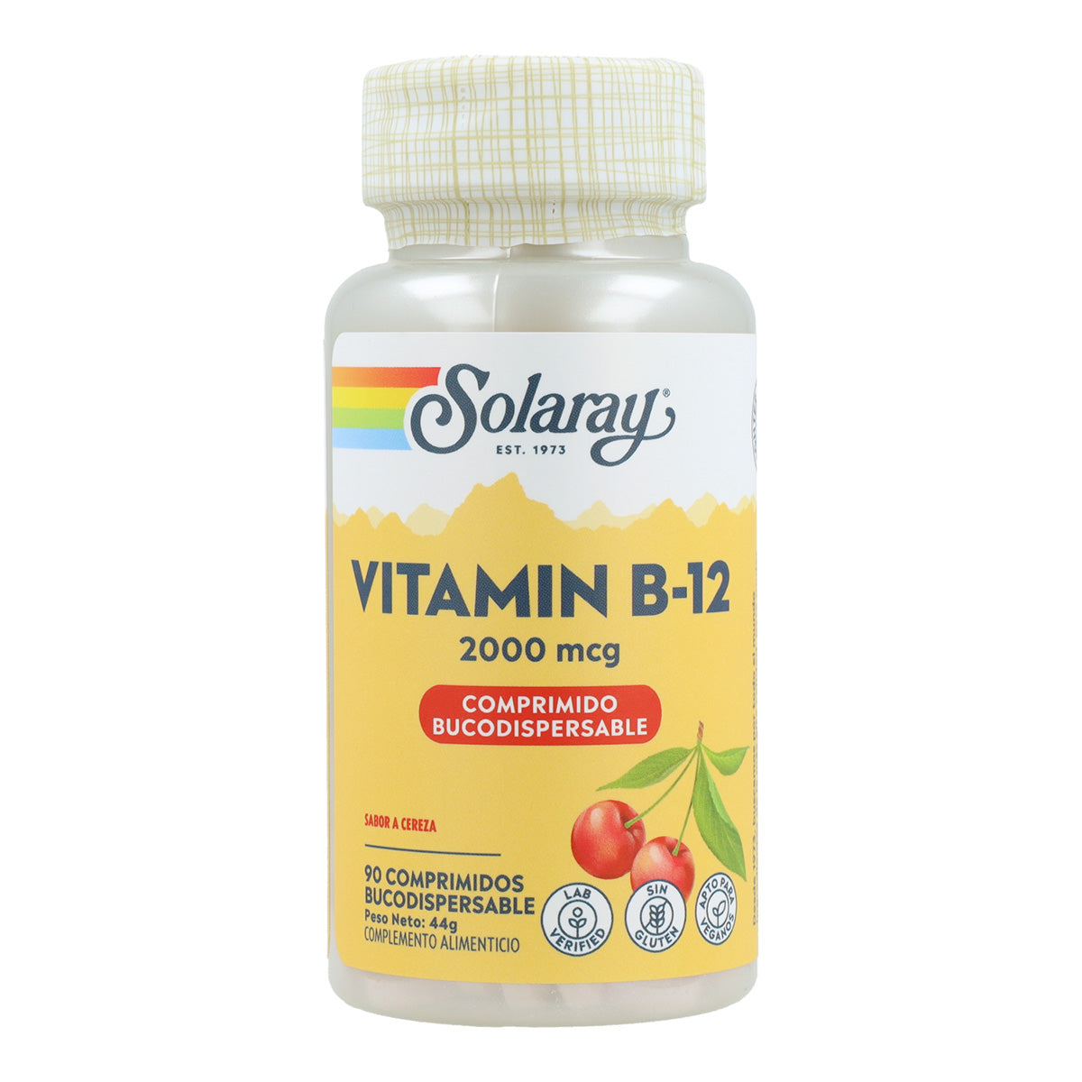 Solaray Vitamin B-12 2000 mcg 90 Tabletten