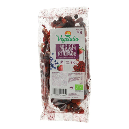 Mix Frutos Rojos Liofilizados Bio 80G Vegetalia