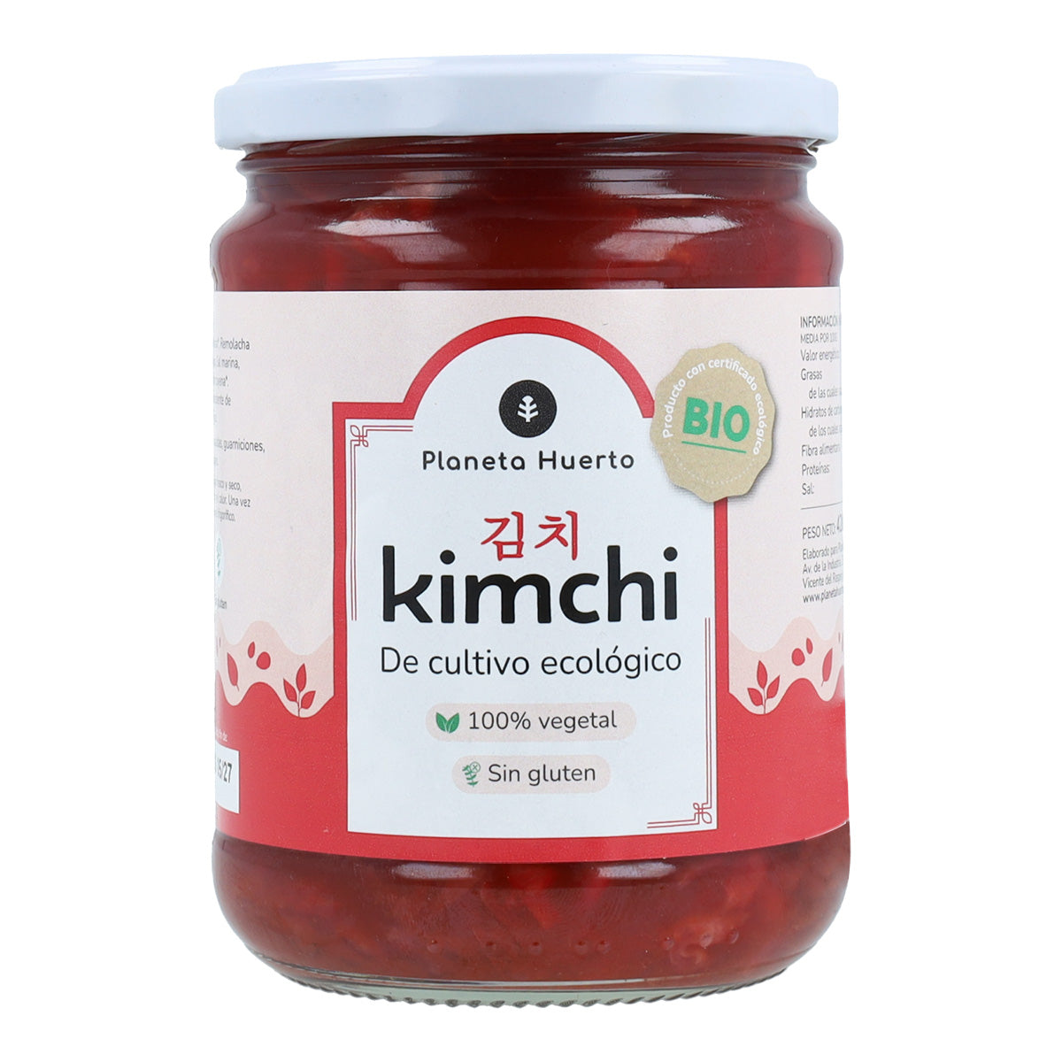 Lot de 3 kimchi bio Planeta Huerto 420 g