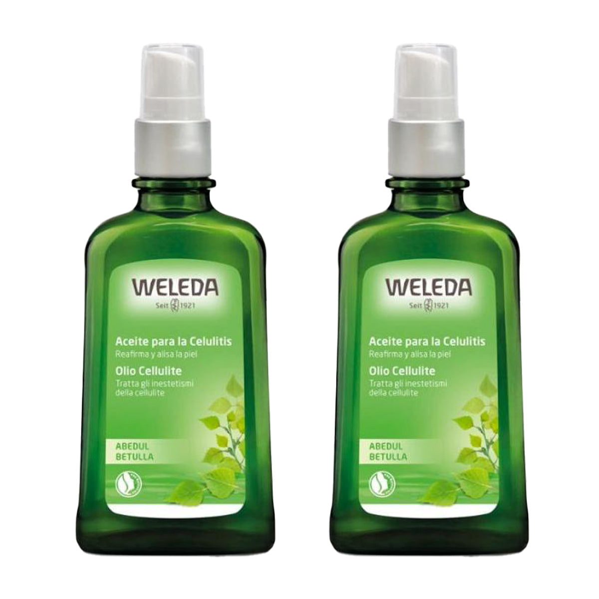 2er-Pack Weleda Birkenöl gegen Cellulite 100 ml