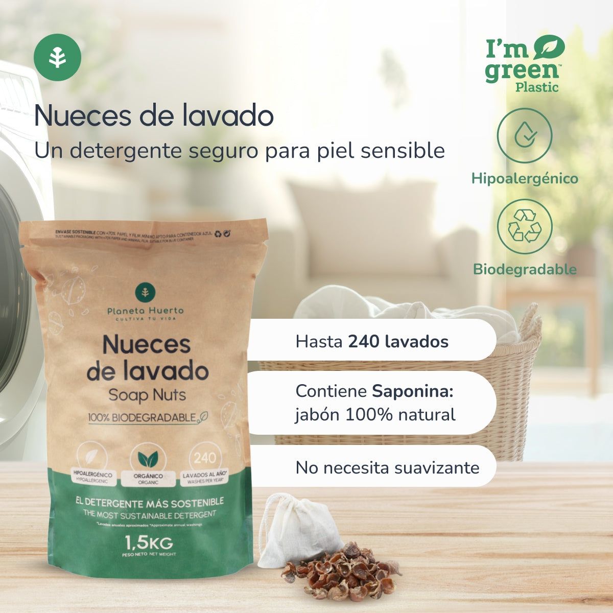 Planeta Huerto Noix lavées 1,5 kg
