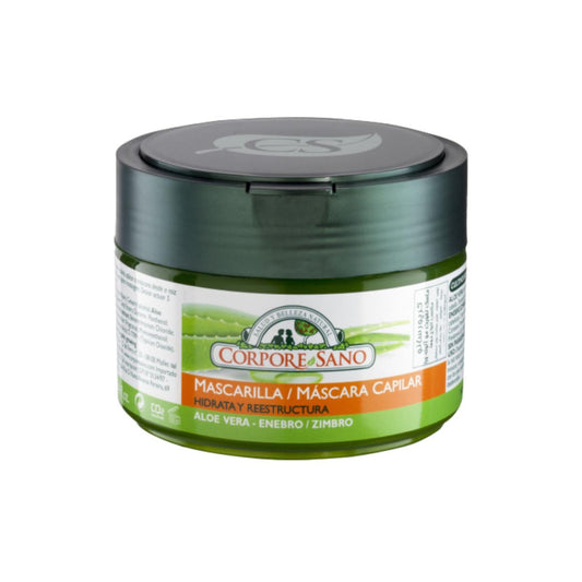 Reparierende Haarmaske mit Aloe Vera und Wacholder-Extrakt, Corpore Sano 250 ml