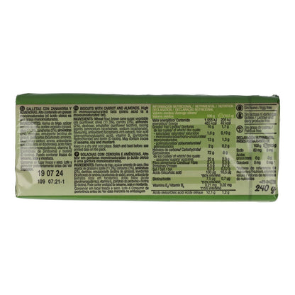 Biscotti Carota e Mandorle Santiveri 240 g