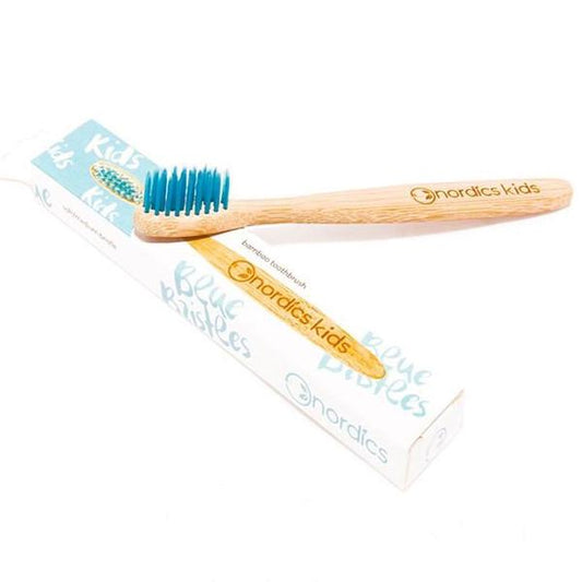 Nordics Oral Care Blue Bamboo Children's Toothbrush