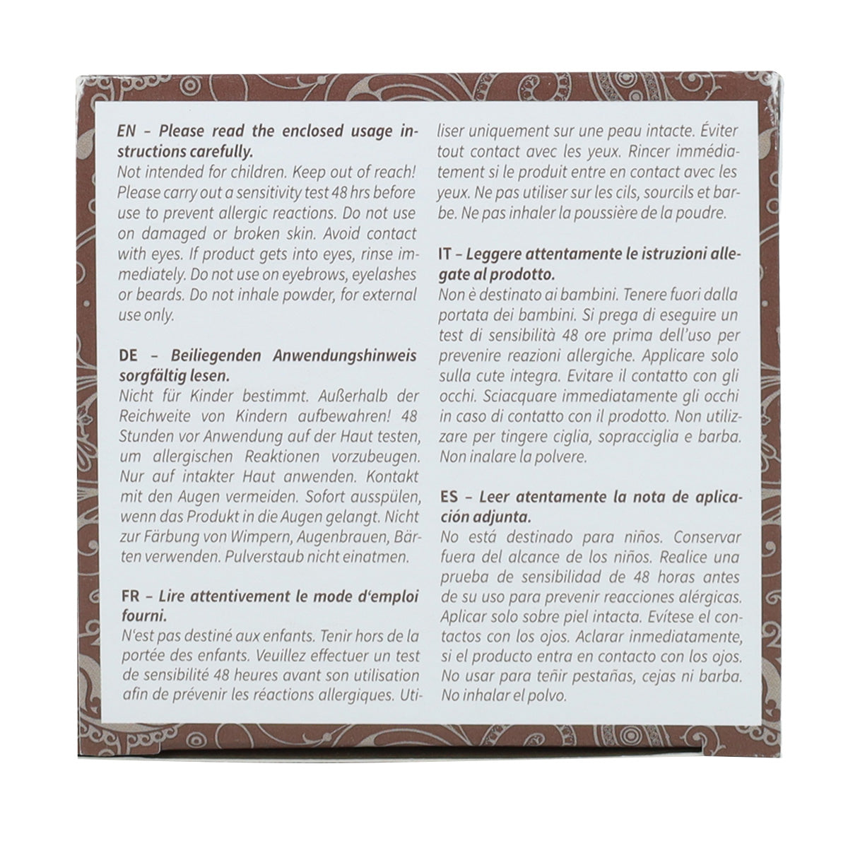 Naturalna farba do włosów w kolorze popielatym Khadi 100 g