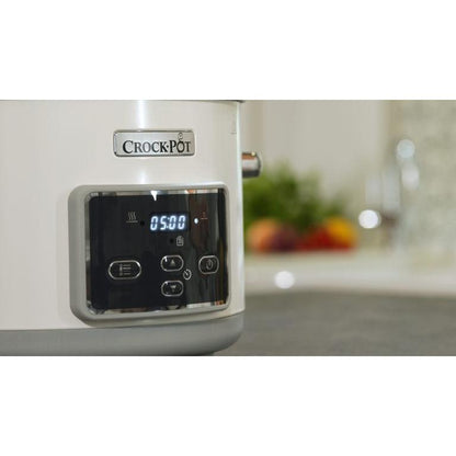 Pentola a cottura lenta Crockpot DuraCeramic Sauté 5 L CSC026X (ricondizionata)
