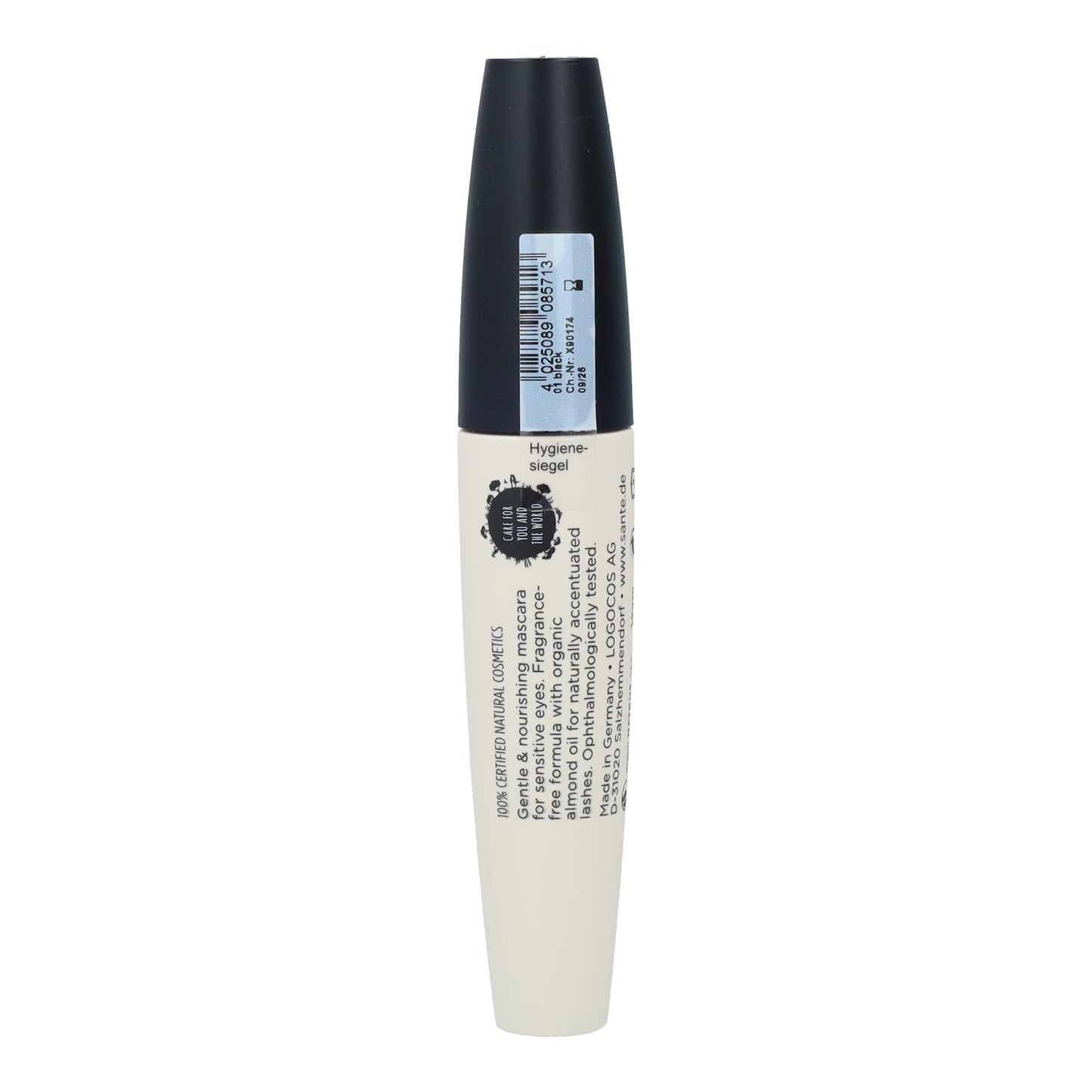 Mascara Senstive 01 Black Sante 8 ml