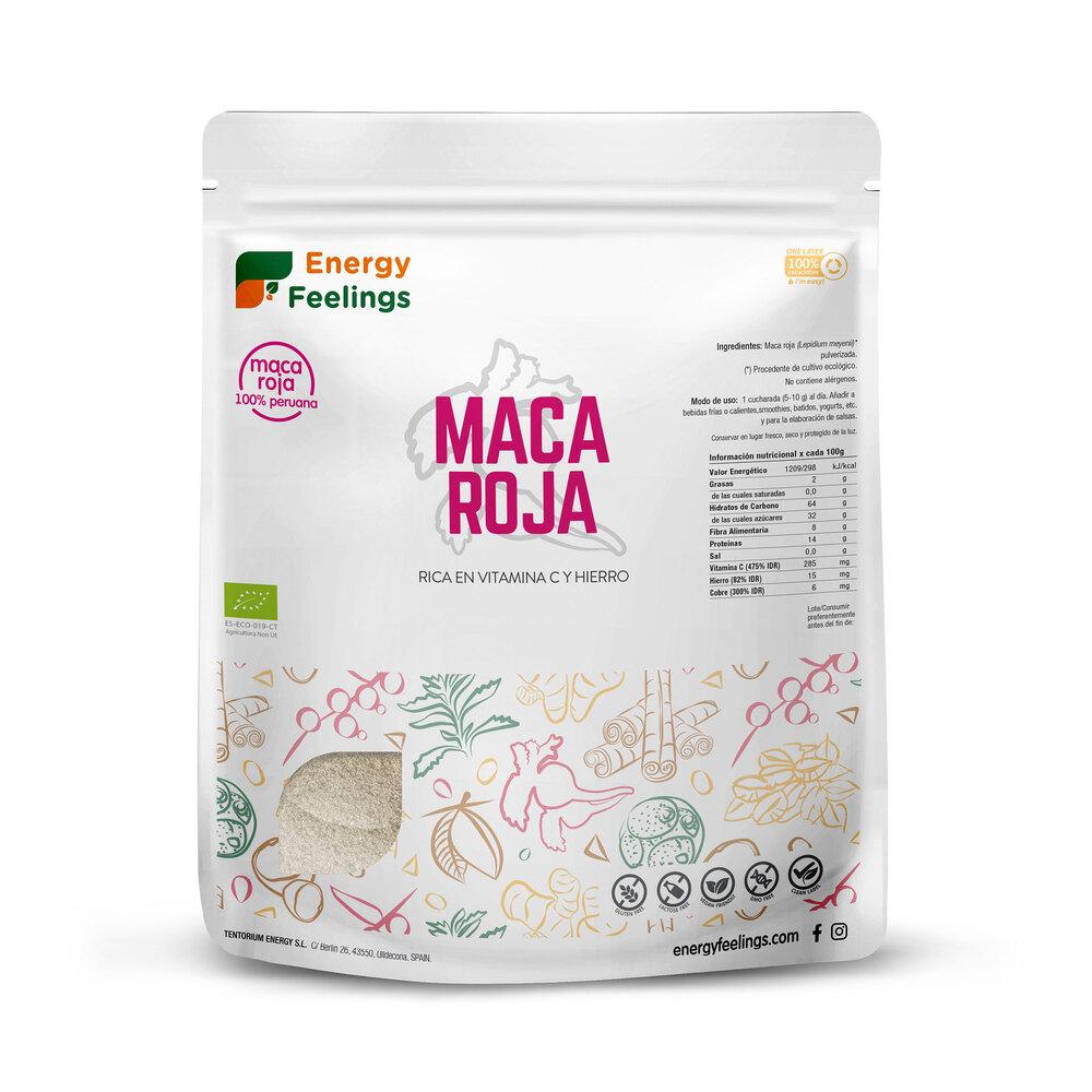 Eco rode maca in poedervorm Energy Feelings 200 g