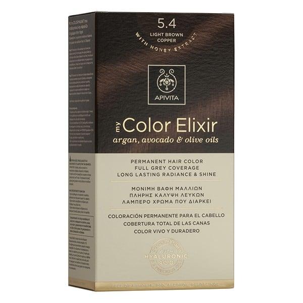 Teinture My Color Elixir N5.4 Châtain clair cuivré Apivita