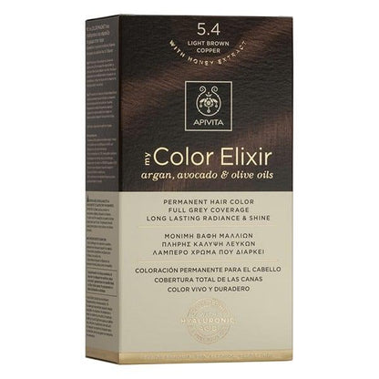 Teinture My Color Elixir N5.4 Châtain clair cuivré Apivita