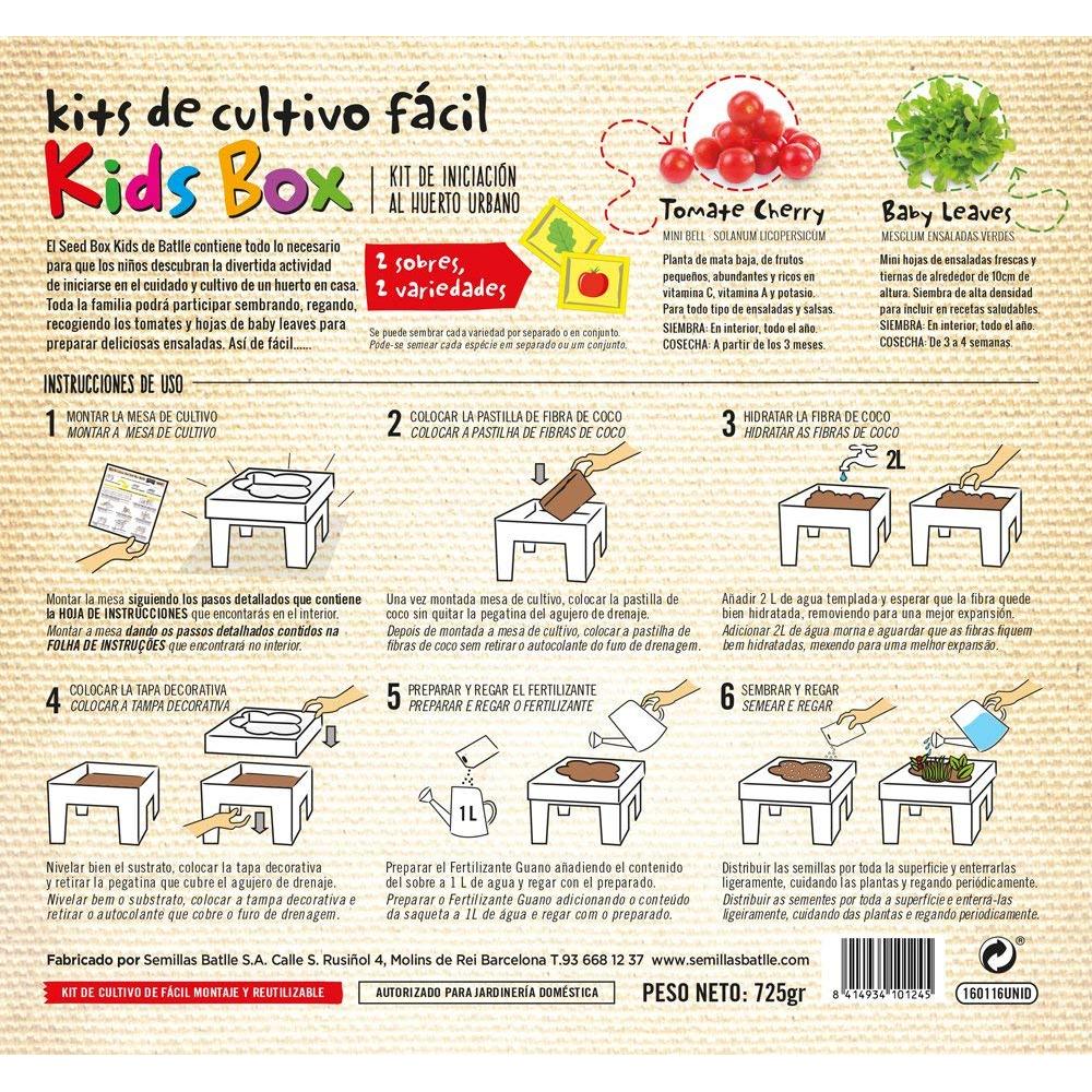 Kit de culture pour enfants Seed Box Kids Batlle