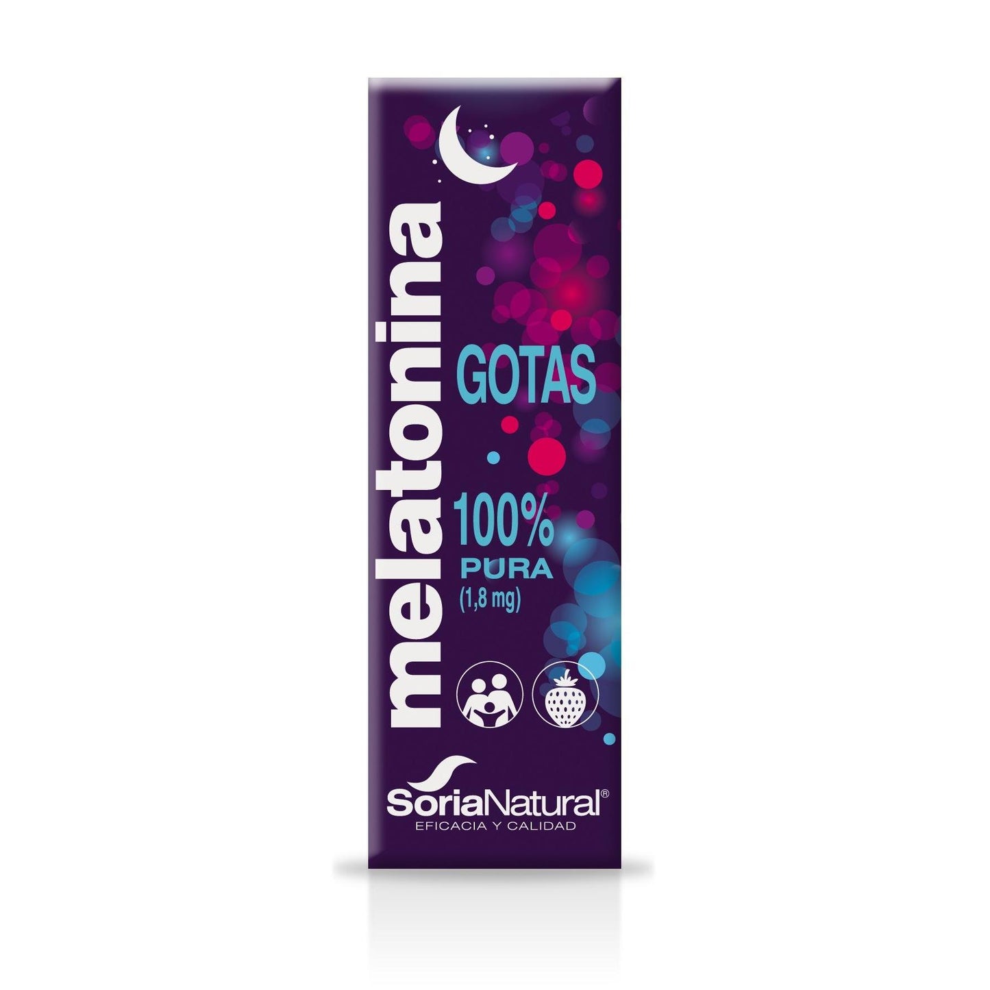 2-pack Melatonin i droppar 100 % ren Soria Natural 50 ml