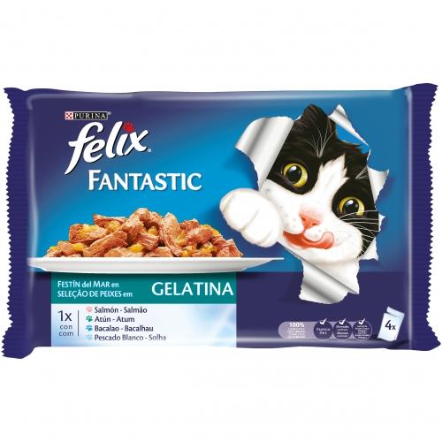 FELIX Fantastic Seafood Feast in Jelly 4 x 85 g