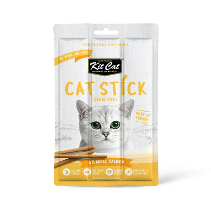 Zestaw Cat Cat Stick - Atlantic Salmon 15 g Półwilgotna przekąska dla kotów