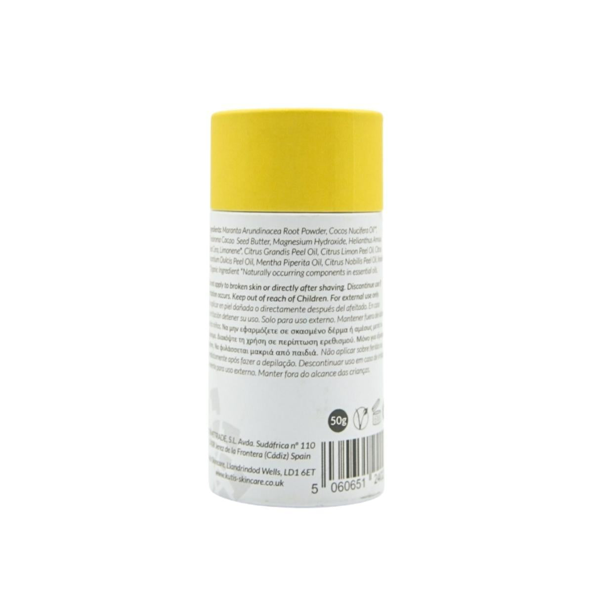 Vegansk deodorant utan bikarbonat med grapefrukt och mandarin 50 g
