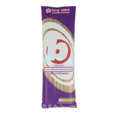 Pâte de riz complet sans gluten King Soba 250 g