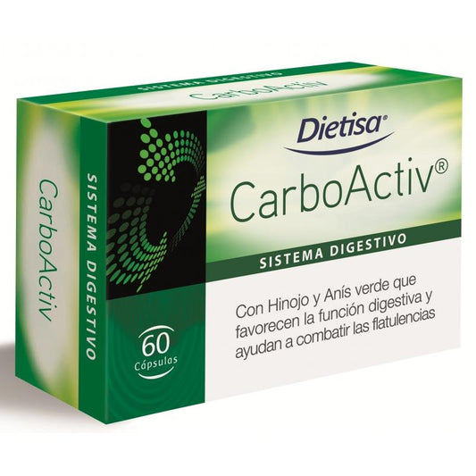 CarboActiv Aktivkohle Dietisa, 60 Kapseln