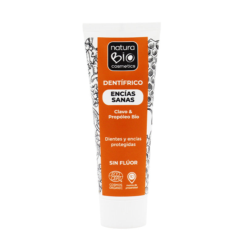 Zahnpasta für gesundes Zahnfleisch mit Propolis & Nelken BIO Naturabio 75 ml