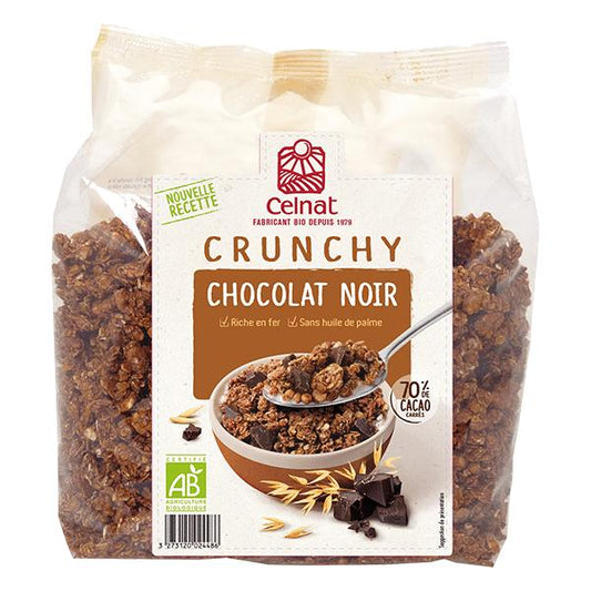 Celnat Organic Crunchy Muesli with Dark Chocolate 500g