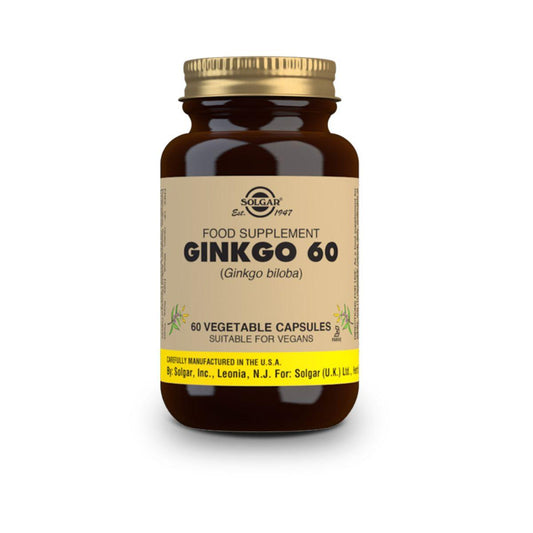 Ginkgo 60, 60 Vegetable Capsules