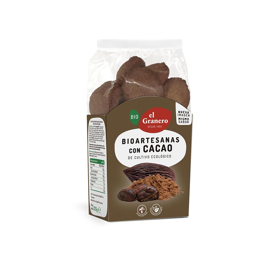 Biscotti artigianali con cacao biologico Granero 220 g
