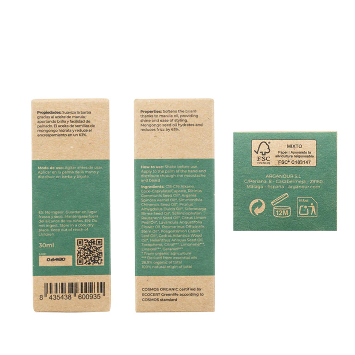 Olejek do brody Arganour 30 ml