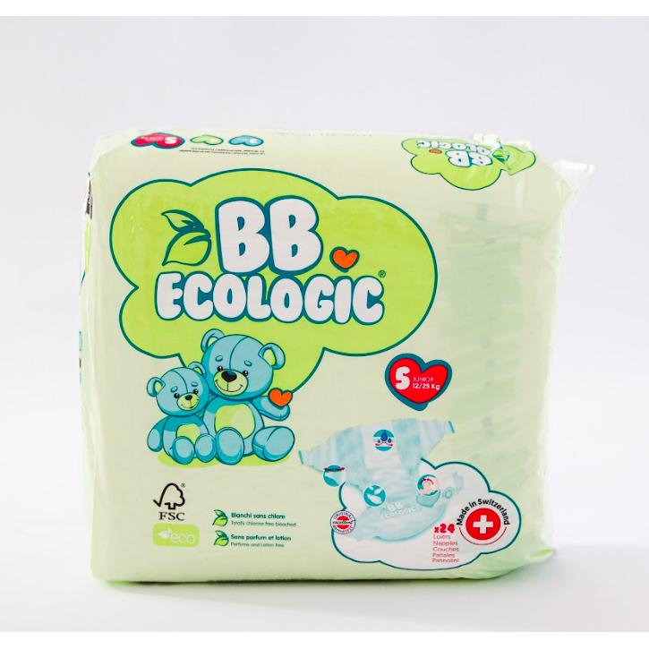 BBECOLOGIC Organic Nappies Size 5 Junior 24 pcs