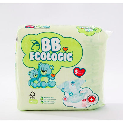 BBECOLOGIC Organic Nappies Size 5 Junior 24 pcs
