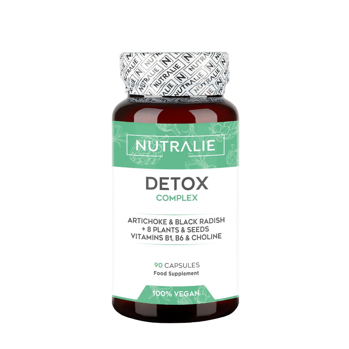Nutralie Detox complex met vitamine B1 + B6 en choline 90 capsules