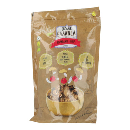 Zealia Organic Gluten-Free Blueberry and Coconut Granola 300 g