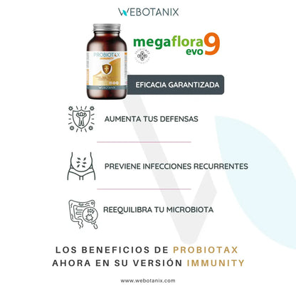 Probiotax Immunity Défenses WeBotanix 45 gélules