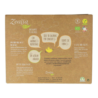 Glutenfreie Bio-Kichererbsen-Cracker Zealia 120 g