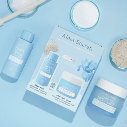 COFANETTO: CREMA GIORNO DEWY LIFT "LIGHT"  PELLE NORMALE-MISTA 50 ML + MINI TONICO DEWY MILK 50 ML