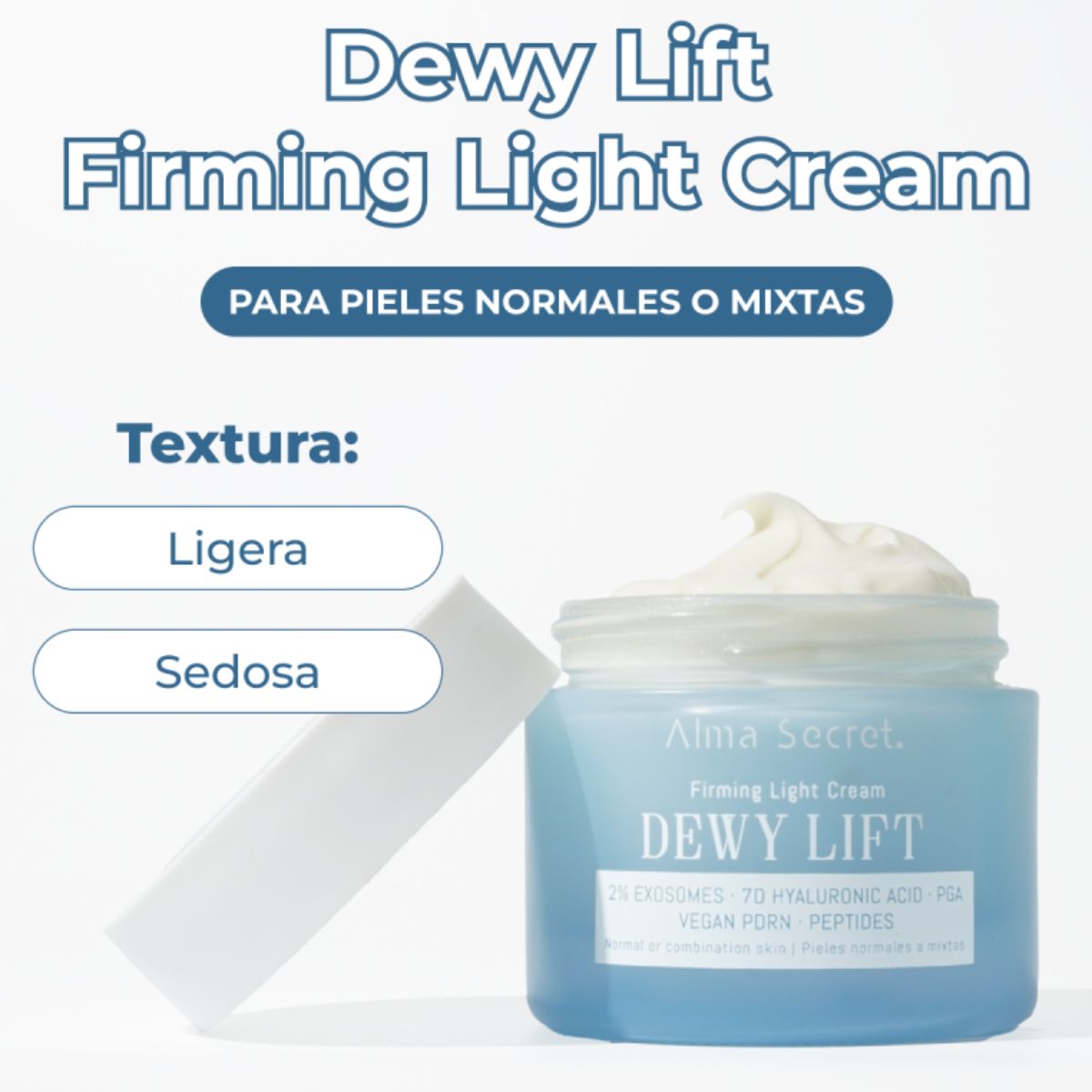 CREMA GIORNO RASSODANTE DEWY LIFT LIGHT - PELLE NORMALE-MISTA CON 2% DI ESOSOMI 50 ML