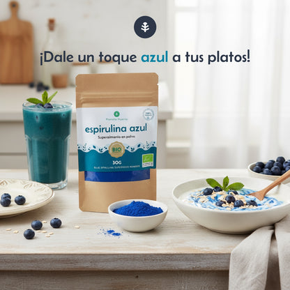 Blauwe spirulina Planeta Huerto 30gr
