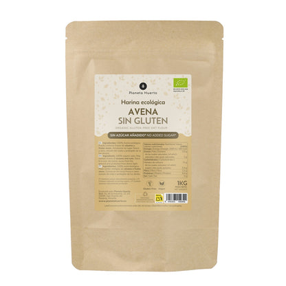 2er-Pack glutenfreies Hafermehl ECO Planeta Huerto