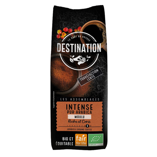 Caffè macinato Intenso Puro Arabica BIO Destination 250 g