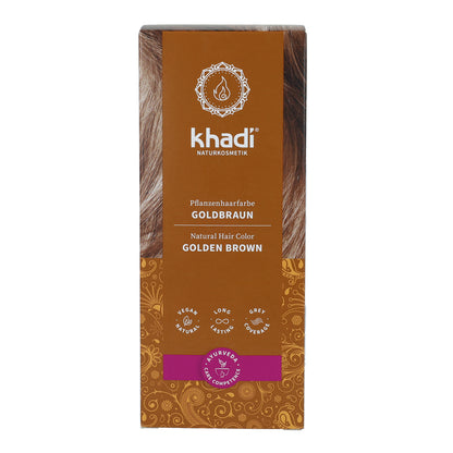 Khadi natural golden brown hair dye 100 g