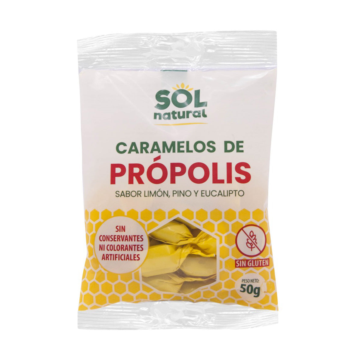 Bonbons à la propolis Sol Natural 50 g