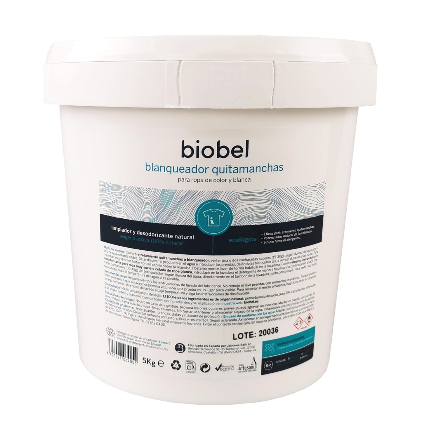 Blanqueador Biobel 5 kg