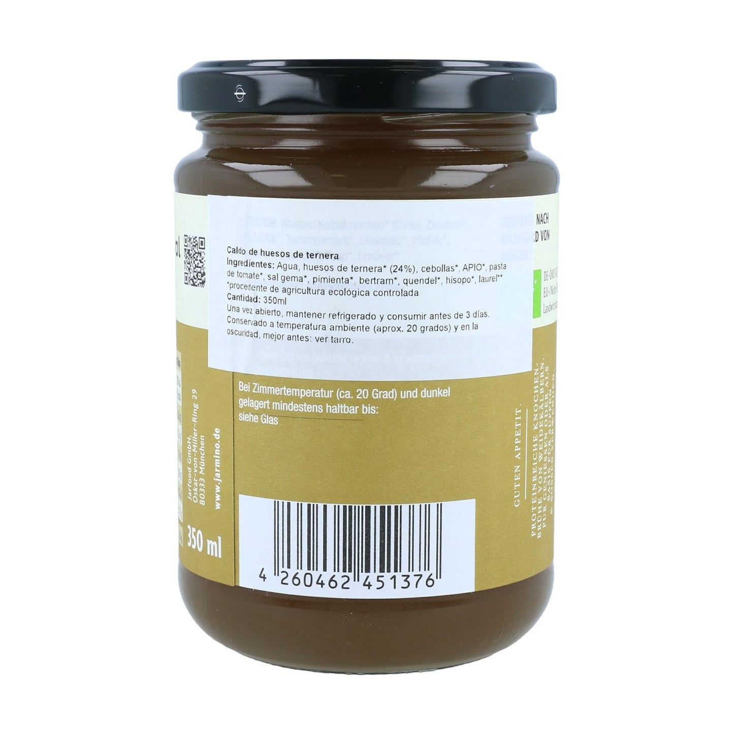 Bouillon de os de veau de lait Jarmino 350 ml