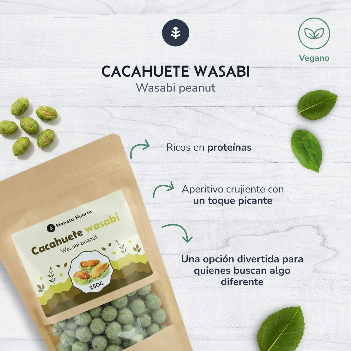 Groundnut with wasabi Planeta Huerto 250g