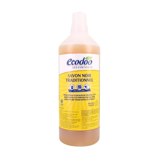 Flüssige schwarze Seife Ecodoo 1 l