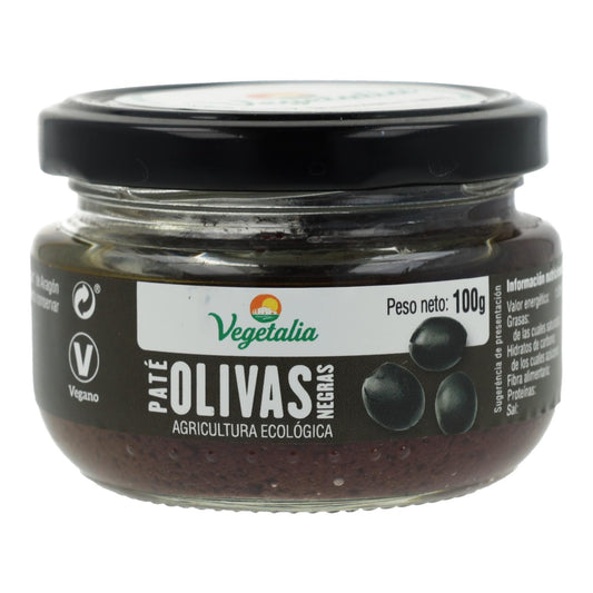 Pâté d'olives noires BIO Vegetalia 100 g