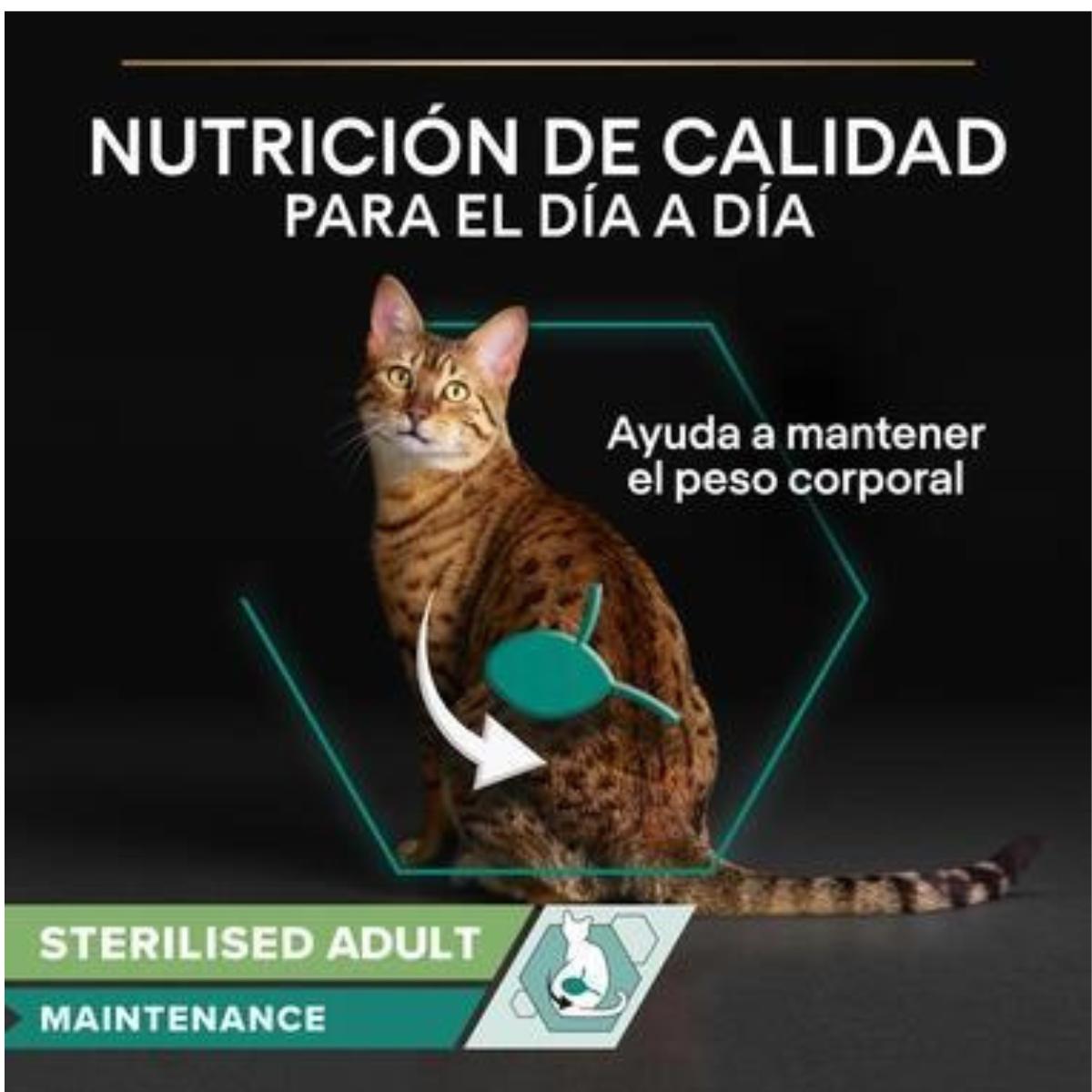 PURINA PRO PLAN Wet Cat Food STERILISED Cod Terrine 10 x 75 g